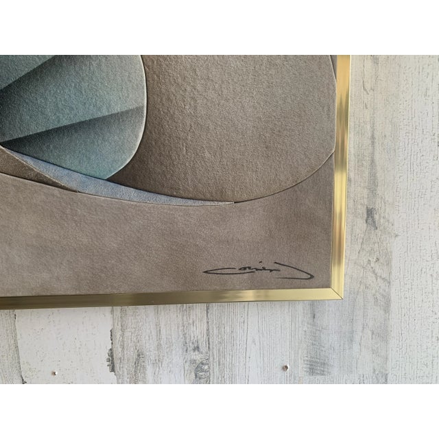 Postmodern Post Modern Assemblage of Painted Felt For Sale - Image 3 of 10