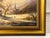 Vintage Rural Landscape Snow Scene "Winter Cold, Farm Idyll" by German Artist 1970 Circa For Sale - Image 4 of 15