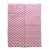 Moroccan Pink Checkered Wool Rug - 9.6 X 7.1 Ft For Sale