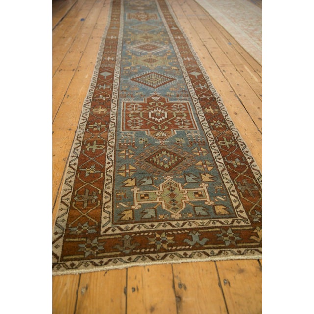 1930's Vintage Distressed Karaja Rug Runner For Sale - Image 10 of 11