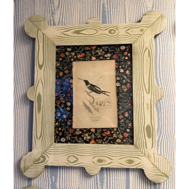 19th Century Hummingbird and Nectarivore Engravings in Custom Faux Bois Frames (6 Priced Individually) For Sale - Image 4 of 8