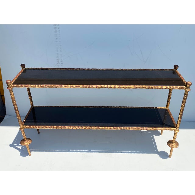 Global Views Giacommeti Style Wrought Iron Console Table For Sale - Image 13 of 13
