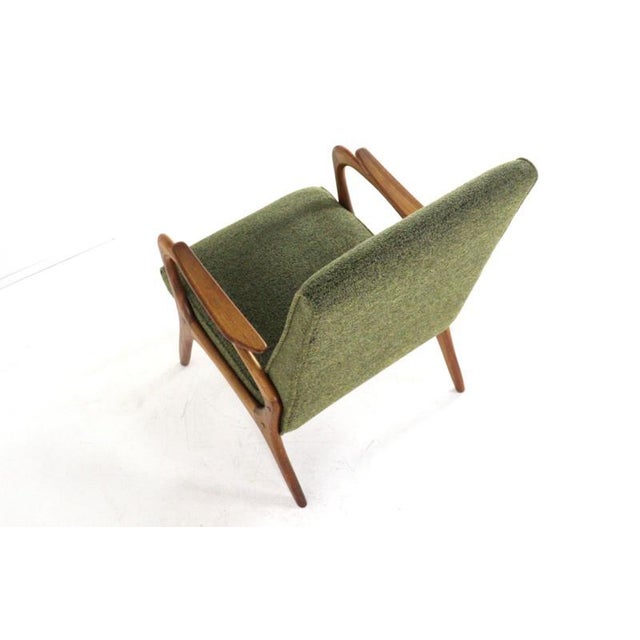 Brown Vintage Green Rondeling Chair For Sale - Image 8 of 16