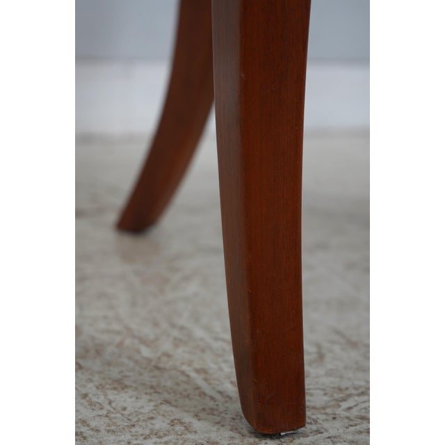 Set of 8 Stickley Cherry Regency Dining Room Chairs For Sale - Image 10 of 18