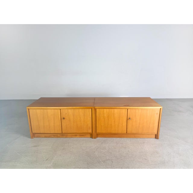 Beautiful small WK Möbel sideboard from the 1960s for sale. Each sideboard has two doors and is made of high-quality...