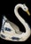 Rustic European Vintage Mediterranean Majolica Portuguese Large Swan Planter For Sale - Image 3 of 8