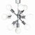 White Vintage Sputnik Drupol Chandelier, 1970s For Sale - Image 8 of 8