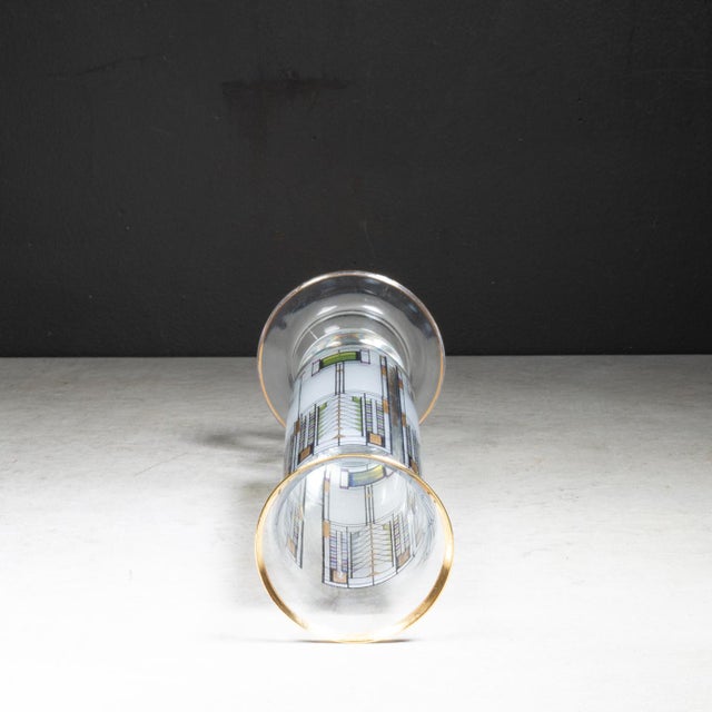 Late 20th Century Omaggio "Tree of Life" Glass Vase, Frank Lloyd Wright, Italy, 1997 For Sale - Image 5 of 7