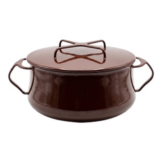 Vintage Dansk Kobenstyle Enamel Casserole / Dutch Oven For Sale