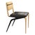 "Martin" Chair, With Bronze & Stainless Steel, Tailor Made Leather For Sale In Los Angeles - Image 6 of 8