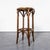 Large Vintage French Flat Seat Bentwood Bar Stool, Set of 4 For Sale - Image 4 of 11