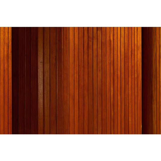 Tambour Folding Screen in Pine by Joamin Baumann for Baumman Fils & Cie, France, 1940 For Sale - Image 11 of 16
