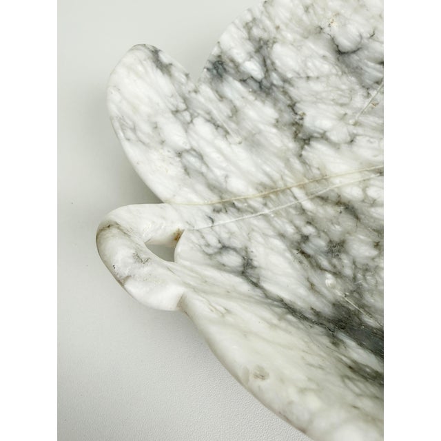Italian Alabaster Leaf Bowl, 1950s For Sale In Sacramento - Image 6 of 12