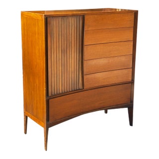 Tall Mid-Century Bedroom Dresser by Unagusta For Sale