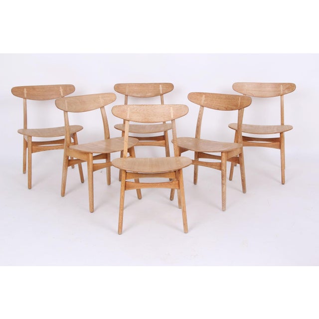 Model CH30 Oak Chairs by Carl Hansen & Son for Carl Hansen & Søn, 1968, Set of 6 For Sale - Image 3 of 18