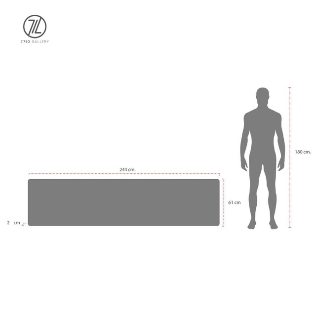 1970s 1970s Headboard Attributed to Don Shoemaker For Sale - Image 5 of 5