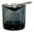 Tourmaline Tilting Ashtray in Glass and Stainless Steel by Wilhelm Wagenfeld for WMF, Germany, 1950s For Sale