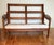 High-quality, Vintage Danish Mid-Century Modern solid teak wood frame deep two-seat loveseat. This piece features...
