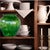 Antique French Provincial Pottery. Terra Cotta Pot With Green Drip Glaze For Sale - Image 11 of 11