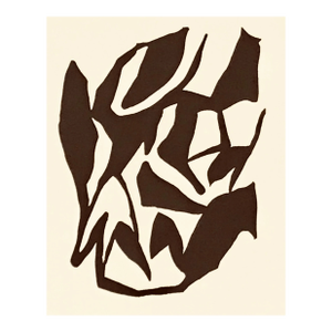 Jean Arp Woodcut Untitled A14 Published 1982