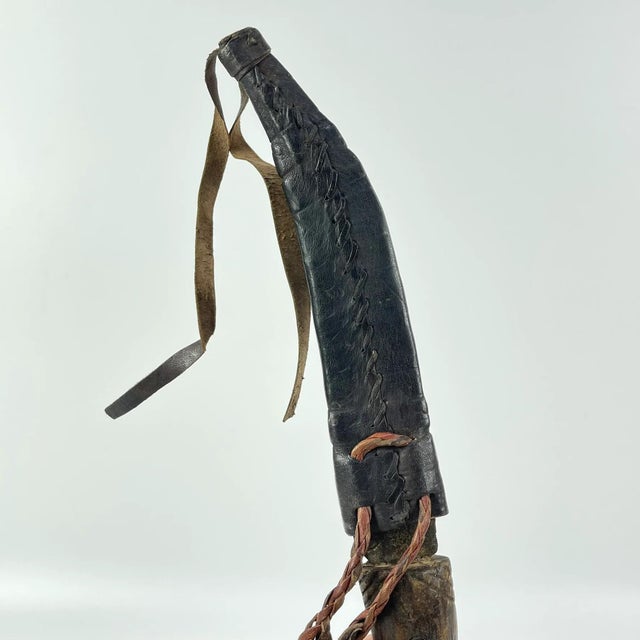 Early 20th Century Kuba Kongo Knife in Sheath For Sale - Image 9 of 12