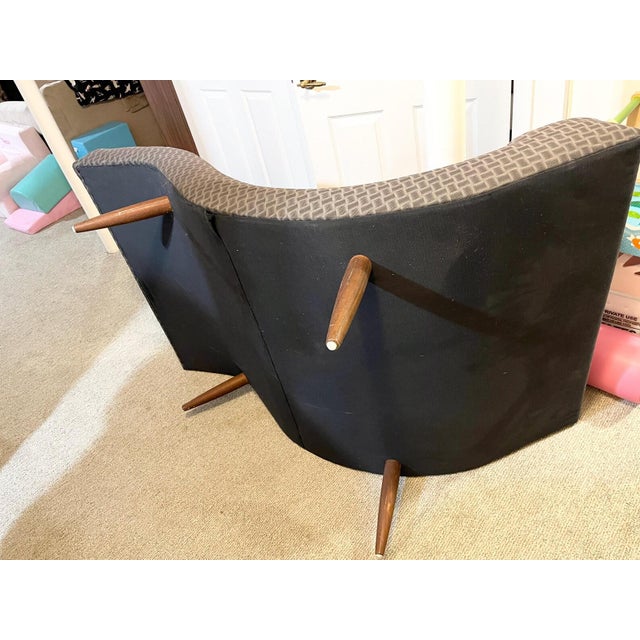 1960's Adrian Pearsall Style Wave Chaise Lounge Model 108-C | Mid-Century Modern For Sale - Image 10 of 14