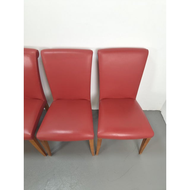 Poltrona Frau Vittoria Dining Chairs from Poltrona Frau, 1990s, Set of 6 For Sale - Image 4 of 13