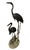 Metal Bronze Heron Tiered Fountain Sculpture For Sale - Image 7 of 12