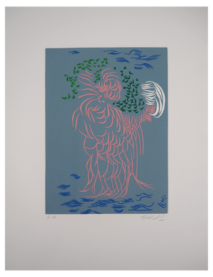 Jacques Herold, Mère Nature, 1975, Original Etching