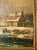 19th Century 19th C. Dutch School Windmill Painting in Ornate Gilt Frame, Signed For Sale - Image 5 of 12