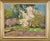 Alfejs Bromults, Apple Tree Blooming, 1969, Oil on Cardboard, in Good conditions. Designed 1960 to 1969 This piece has an...