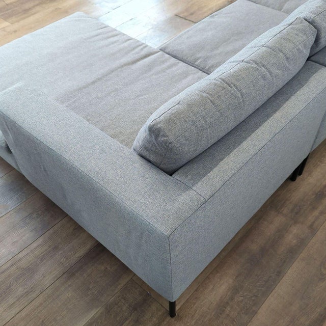 2010s Blu Dot New Standard 3-Piece Upholstered Sectional With Modern Design For Sale - Image 5 of 5
