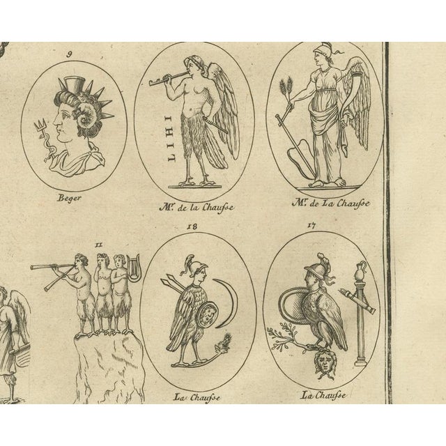 Paper After Bernard de Montfaucon, Classical Antiquities and Sacred Figures, 1721, Engraving For Sale - Image 7 of 11