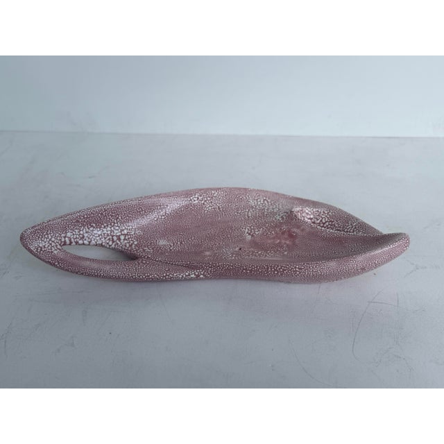 Midcentury Biomorphic California Pottery Center Piece For Sale - Image 4 of 6