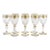 Tall Saint Louis Crystal Tableware Service / Eight People For Sale
