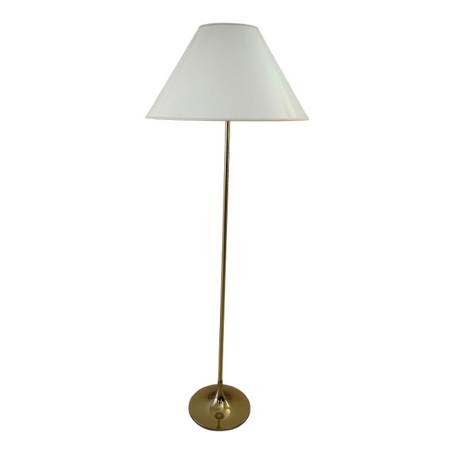 Vintage Laurel Lighting Floor Lamp – Mid-Century Modern Tulip Base – Dark Bronze Finish – Circa 1960's For Sale