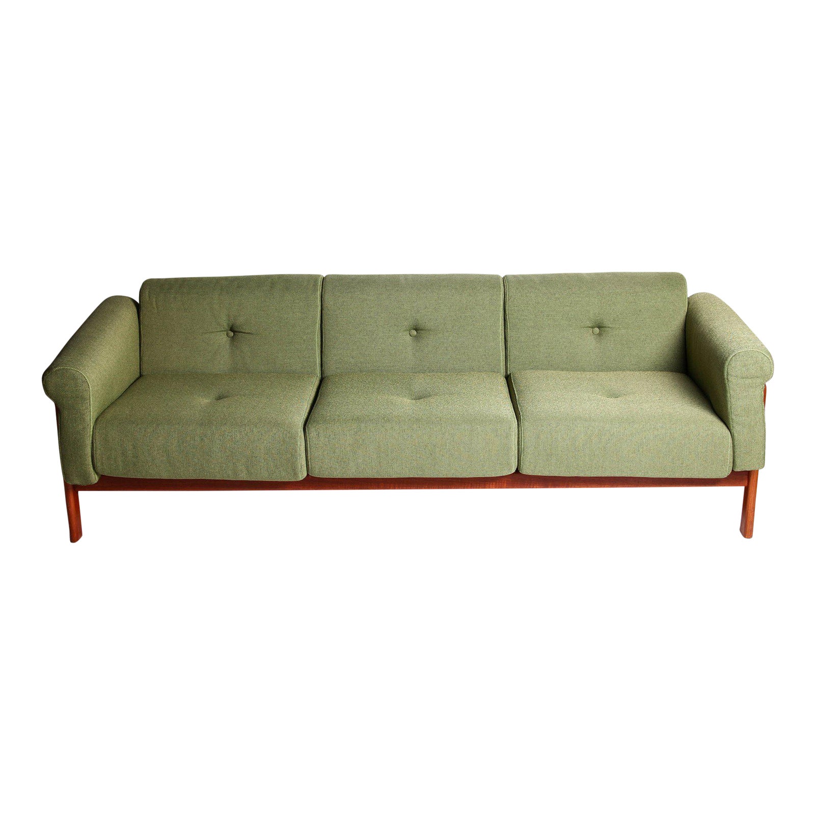 MidCentury Modern Sage Green Sofa Chairish
