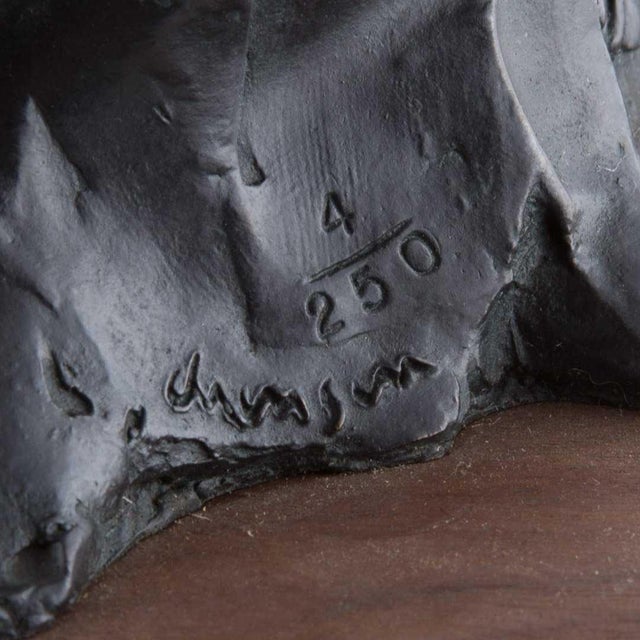 Early 20th Century David Aronson, Bronze Sculpture Charles Dickens Figure American Boston Figural Modernist For Sale - Image 5 of 18