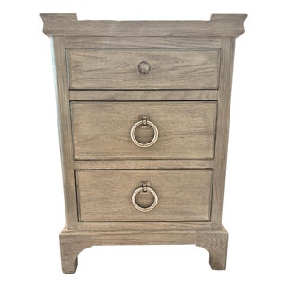 Bernhardt Rustic Patina 3-Drawer Nightstand For Sale