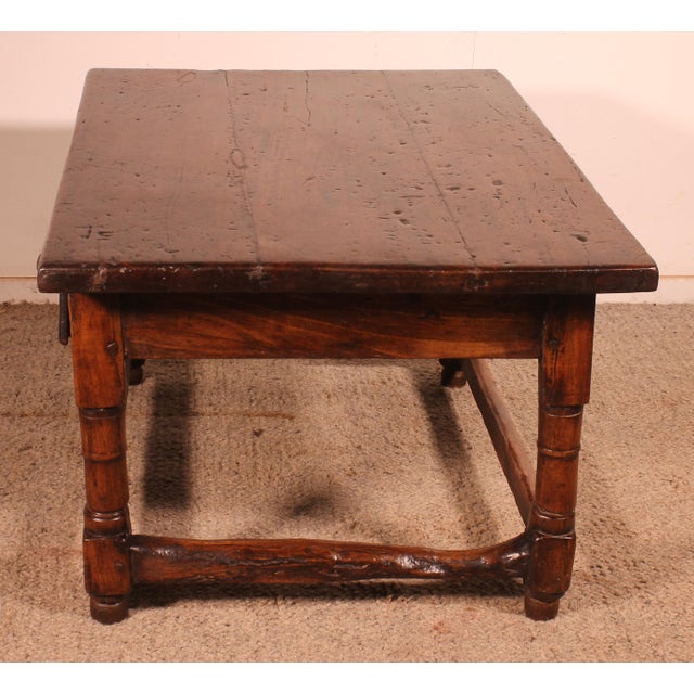 Wood Late 16th Century Spanish Coffee Table in Walnut For Sale - Image 7 of 10