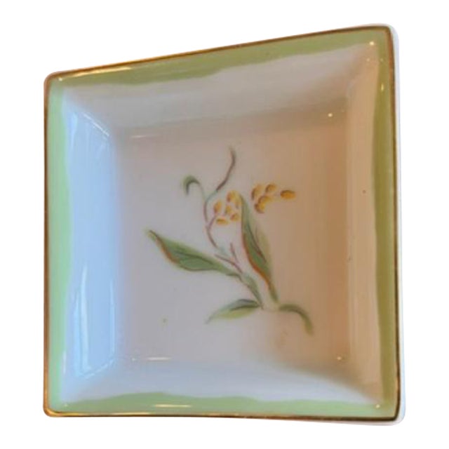 1990s French Bernardaud Limoges "Le Pre Catelan" Porcelain Dish For Sale