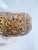 Vintage Mid‑Century Chinese Solid Cast Brass Fú‑Lù‑Shòu Blessings Bracelet For Sale - Image 12 of 13