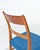 Blue Vintage Danish Dining Set in Teak and Oak, 1950s, Set of 5 For Sale - Image 8 of 11