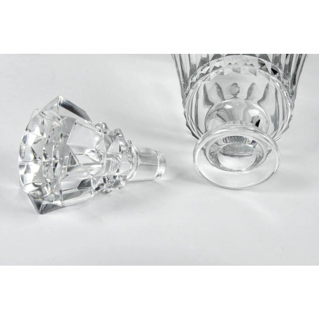 Mid 20th Century Vintage Baccarat Crystal Decanter & Glasses - Set of 8 For Sale - Image 5 of 7