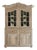 18th Century Provincial Buffet À Deux Corps Cabinet in Bleached Oak For Sale