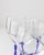 Blue Vintage Murano Glass Wine Glasses, Italy, 1970s, Set of 6 For Sale - Image 8 of 11