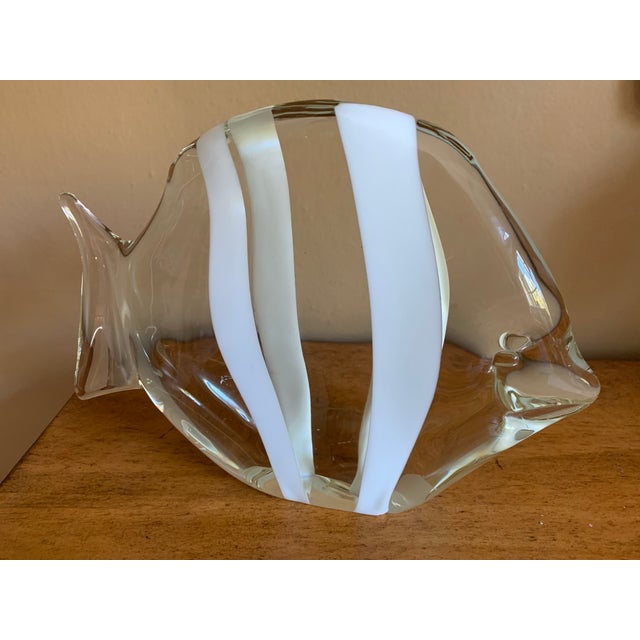 1970s Murano Clear Glass Fish Sculpture by Archimede Seguso Chairish