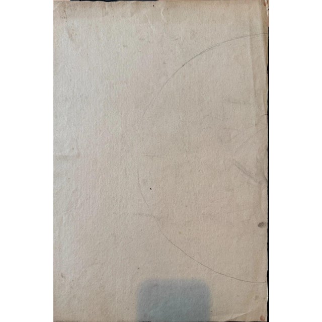 Carl-Axel Acking Berberich Carl H., Male Back Nude Standing, Nude, 1920s, Pencil For Sale - Image 4 of 10
