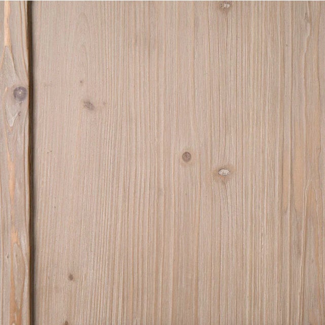 Tan Modern Wood Lattice 6-Door Sideboard For Sale - Image 8 of 9