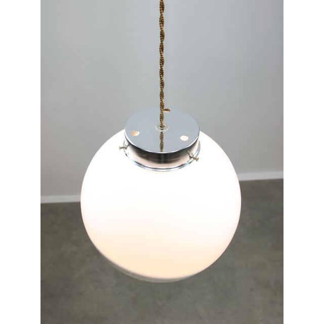 Blue Mid-Century Murano Glass Pendant from Mazzega, 1960s For Sale - Image 8 of 12